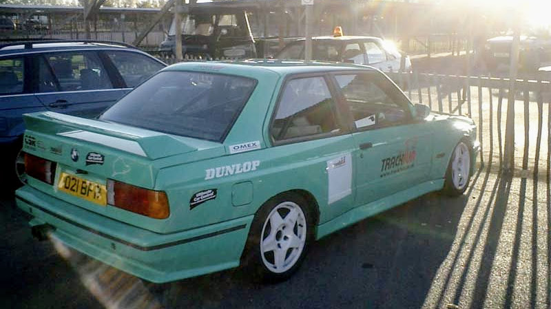 E30 M3 parked at Goodwood circa Dec 2005